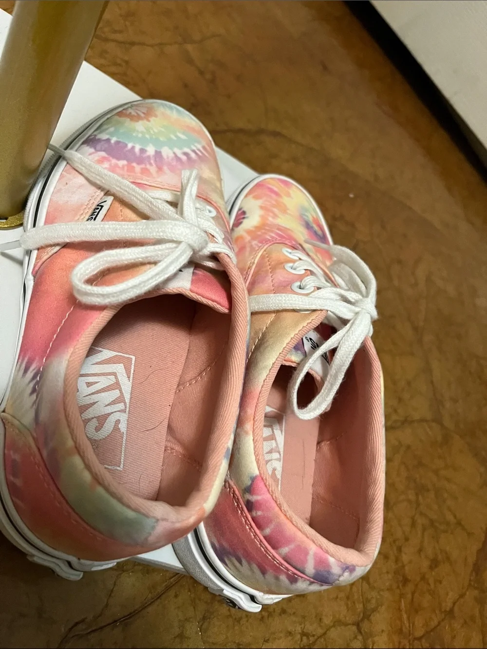Vans Women’s Tie-Dye Pastel Lace-Up Sneakers Sz 5.0
